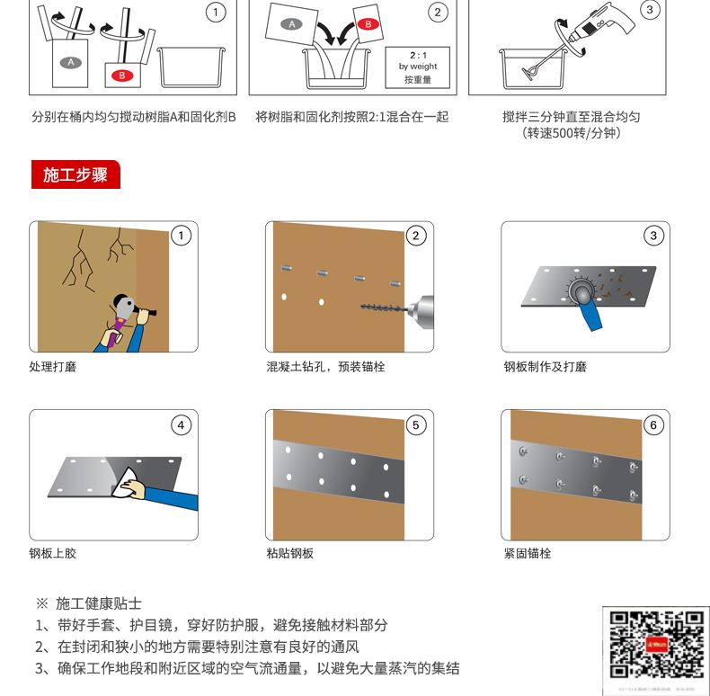 包钢巴中粘钢加固施工过程